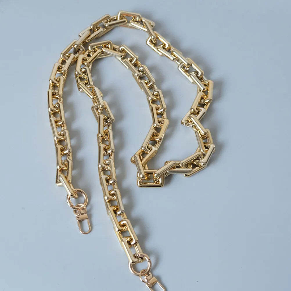 1Pcs Gold Tone Handbag Chain Strap for DIY Crossbody Clutches Wallets