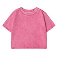 Solid Color Slim Washed T-Shirt Women Fashion Soft Cotton Tee ShirtS