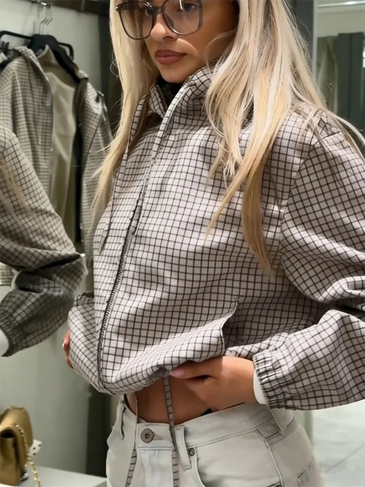 Zip Up Jackets Front Pocket
