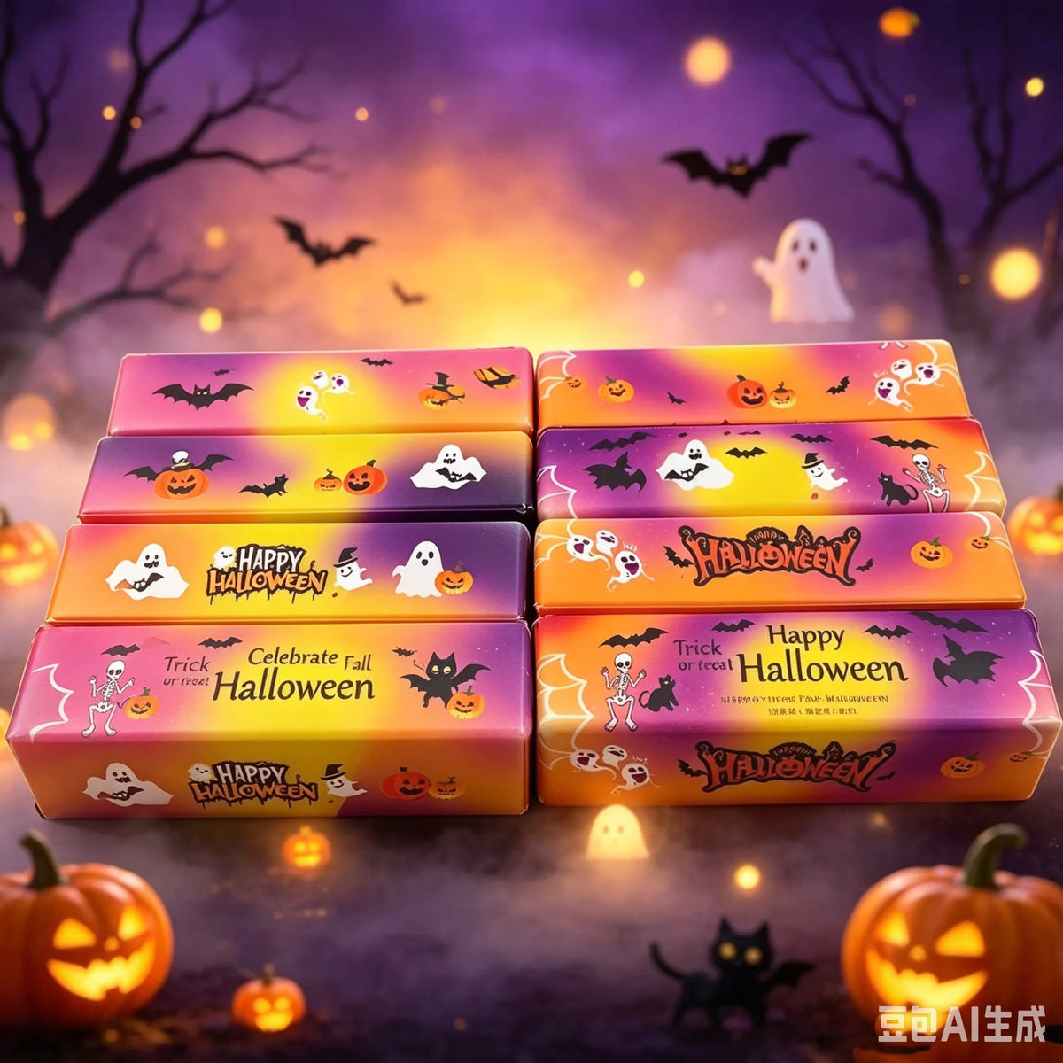 Halloween Slow Rising Butter Stick Squishy Toy Soft Wet Elastic