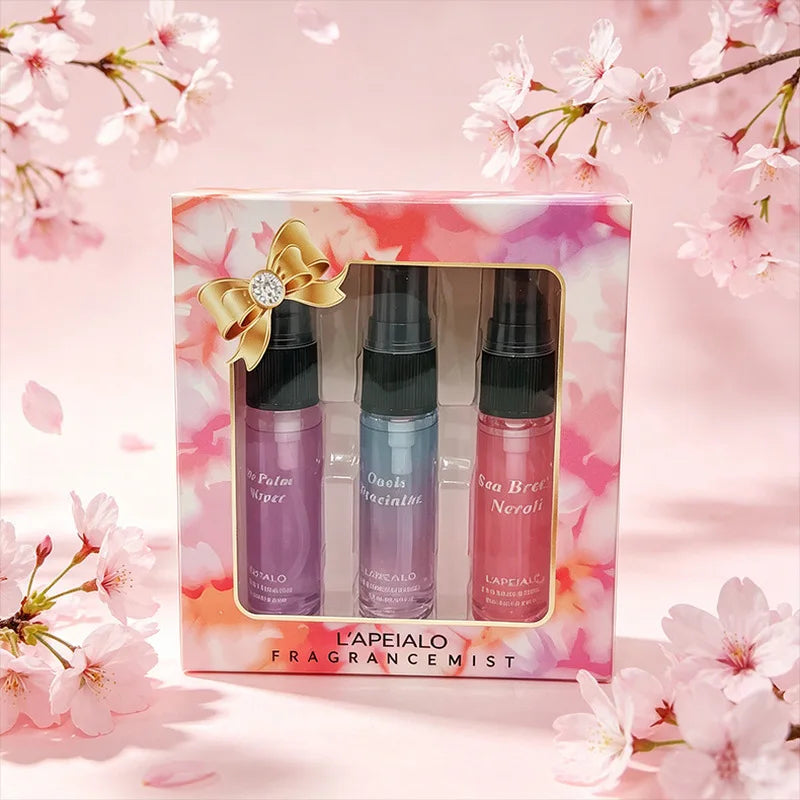 Mini Home Fragrance Mist Gift Box 3Pcs Portable Room Air Freshener