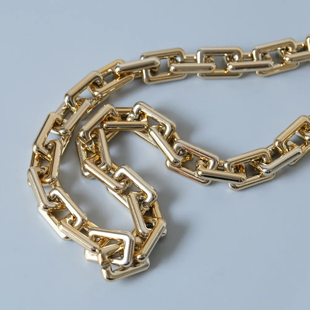 1Pcs Gold Tone Handbag Chain Strap for DIY Crossbody Clutches Wallets