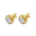 OEVAS 100% 925 Sterling Silver 0.5-2 Carat Moissanite Earrings