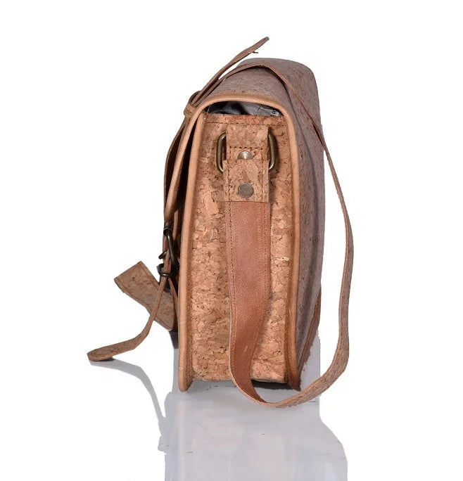 Leather Camel Color Handmade Vintage Crossbody Sling Messenger Bag