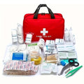 173pcs Large First Aid Kit: Portable Bag For Outdoor Hunting, Hiking,